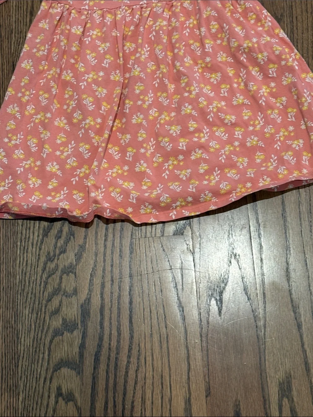 Tommy Bahama Coral Pink Floral Long-Sleeve Dress
